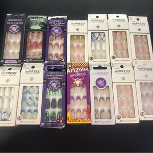 imPRESS press on manicure coffin shape 14 set